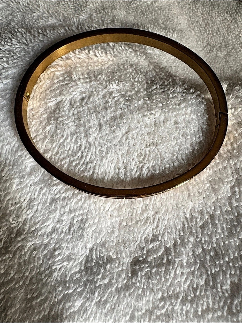 Gold Rhinestone Bangle New - Picture 2 of 3